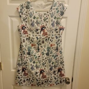 SM Wardrobe Nature Print Sleeveless Dress NWOT